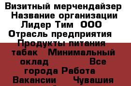 Визитный мерчендайзер › Название организации ­ Лидер Тим, ООО › Отрасль предприятия ­ Продукты питания, табак › Минимальный оклад ­ 25 100 - Все города Работа » Вакансии   . Чувашия респ.,Алатырь г.